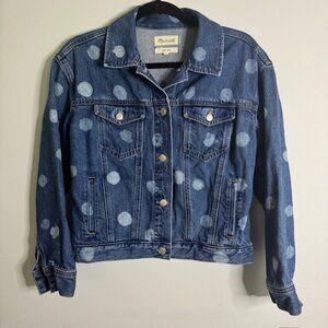 Madewell Boxy-Crop Denim Jacket Size XS